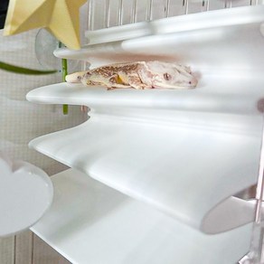 크레 사육장 아파트 백업 크레스티드게코 도마뱀 파충류 은신처, 1개, 대 3.화이트