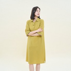 [크로커다일레이디] 소매배색 A라인 실루엣 원피스_CLDMOP109