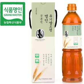 강명인청 명인 유기쌀조청 1.2kg/조청 명인 강봉석/명절선물세트, 1개, 1.2kg