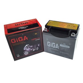 대림 데이스타125 배터리 GTX9-BS 12V9A/GIGA 밀폐형젤밧데리, 1개