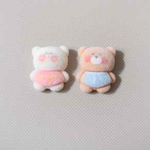 싼비즈 [6634-03]후로킹부착형 곰 17x20mm 1개