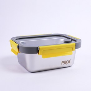[프랑스] PIKA 전자레인지 스텐 도시락통, 1개, 800ml