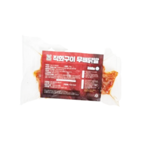 직화구이 무뼈닭발 국내산 특제양념 150g 아홉팩 야식 캠핑 뼈없는닭발, 9개