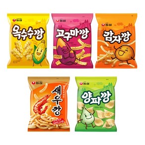 농심 옥수수깡 70g+새우깡 90g+양파깡 77g+감자깡 75g+고구마깡 83g