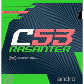 안드로 ANDRO 탁구러버 라잔터 C53 RASANTER C53, 1개