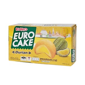 월드푸드 태국 두리안 유로 케이크 커스터드 수입과자 EURO CAKE DURIAN, 1개, 120g