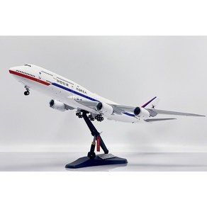 비행기모형 대통령 전용기모형 대통령기모형 전용기모형 KOREA AIR FORCE ROKAF B747-8 HL7643 With Stand[1/200], 1개