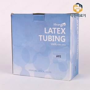 협성 석션 고무관 라텍스튜빙 Latex Tubing 6x12mm 1박스(1롤) 1개