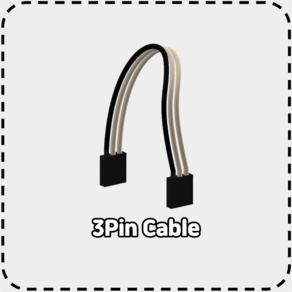 엑스로보 3핀 케이블(3Pin Cable), 1개