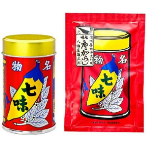 야와타야 이소고로 시치미 후리카케 조미료 14g캔 + 18g팩 세트, 1개