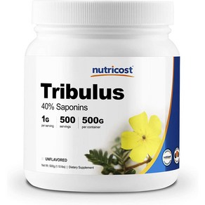 뉴트리코스트 트리뷸러스 남가새 사포닌 Tribulus Terrestris 500g 500회분, 1개