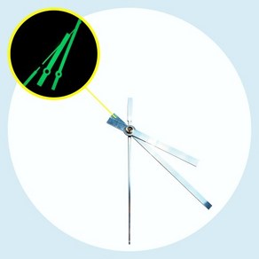 야광 시계 바늘 침 벽시계 알람시계 부품 분침 초침 교체 포인터 무소음 무브먼트 DIY