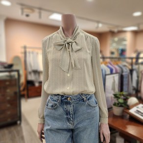 BCBG O카미유 프린트 BL 블라우스 _ B4A2B416 71 [L/BEIGE]