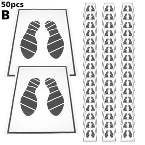 일회용 자동차 발 매트 휴대용 종이 차량 발 패드 보호 더러움 방지 25 개 50 개, 01 50pcs