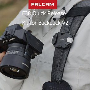 FALCAM F38 퀵릴리즈 키트 DSLR 고프로 삼각대 카메라 배낭 스트랩 클립 V2 플레이트 카메라 어깨 스트랩 액세서리, 1.F38 Top Plate, 1개