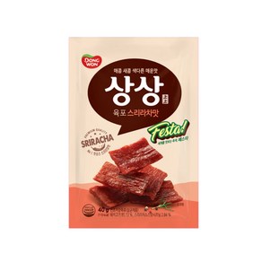 동원 상상육포 페스타 스리라차 40g (10봉), 10개입