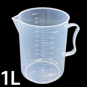 제나 비커 1L (1000ml) 강력한 플라스틱 재질 SLD1000 1개, 일반, 1000ml