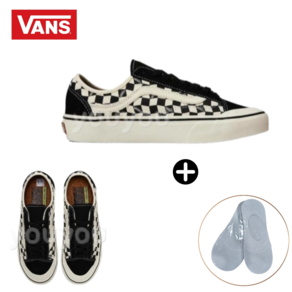 [YUYU] VANS 반스 style 스타일 136 데콘 VR3 SF 체커보드 + 페이크삭스 1ea