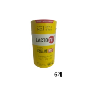 종근당건강 생유산균 락토핏골드 LACTO-5X 포뮬러, 100g, 6개