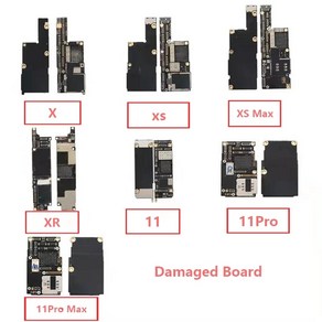 낸드 없는 연습 메인보드 아이폰 호환 6 6S 7 8 플러스 X XS 11 프로 맥스용 비 작동 마더 보드 훈련 납땜 제거 기술, [15] Fo iphone XS, 1개