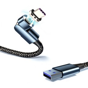 셀인스텍 마그네틱 USB TO C PD 자석 케이블 고속충전 회전형 PD-TU100W