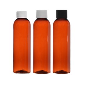 [10-25개묶음판매] 스킨캡 단마개용기 120ml 150ml 200ml 250ml 300ml 500ml 공병 화장품 소분 용기 허브스프레이공병, 120ml 갈색용기, 검정캡, 10개