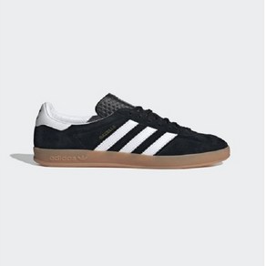 [All 정품] 아디다스 Adidas 가젤 인도어 GAZELLE 블랙 화이트 운동화 오리지날 스타일 패션스니커즈화 스웨이드 H06259