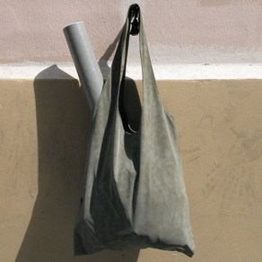 보르 Vegan Leathe Maket Bag_Khaki