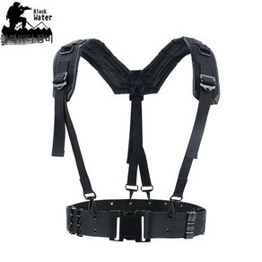 서바이벌 엑스반도외부벨트 조끼 탄띠 워벨트 멜빵 녹색폭5.5CM, 니색 대형 재활용봉투, 1개