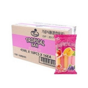 오키오 트로피칼 바 아이스크림 10p, 450ml, 16개