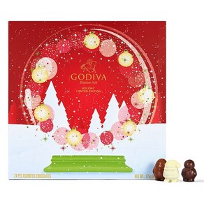 Godiva 고디바 2021 크리스마스 어드벤트 캘린더 175g 2022 Advent Calenda, 1개