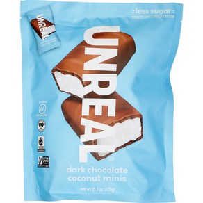 언리얼 다크 초콜릿 바 코코넛초콜릿 미니 29개입 435g / Uneal Dak Chocolate Coconut Ba 28 Exp. 03/23, 1개