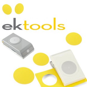 EK Tools 속지 종이 모양 펀칭기 3.81cm 원형펀치