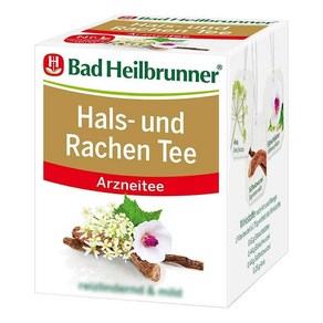 바드하일브루너 허브차 Hals und Rachen Tee, 1개, 1개입