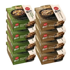 햇반 솥반 영양밥 버섯 200g + 뿌리채소 200g 세트, 1세트