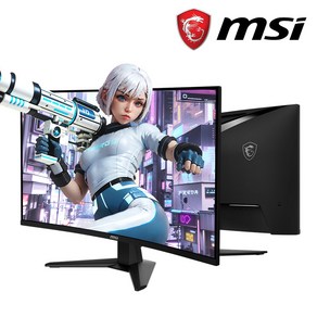 MSI 32인치 게이밍 와이드 컴퓨터 모니터 FHD 250hz MAG 32C6X 무결점, MSI MAG32C6X, 80cm