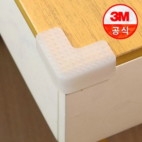 3M 코너 보호대 투명(4개입) 집안사고방지 유아안전용품 다침방지 충돌보호, 1개