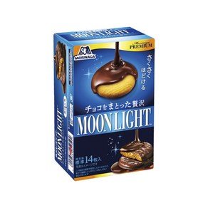 일본 과자 모리나가 MOONLIGHT 초코를 감싼 호화로운 문라이트 99g, 1개