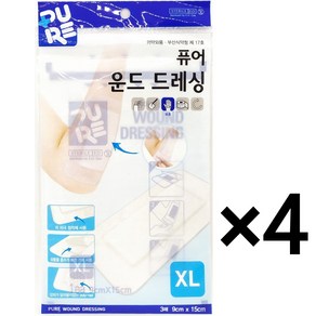 퓨어 운드 드레싱 M 8매 6개, 4개, 3개입