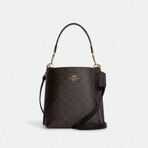 코치 몰리 버킷백 22 시그니처 캔버스 소재 CA582 IMAA8 Mollie Bucket Bag 22 In Signatue Canvas