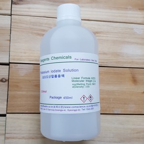 요오드산칼륨용액(1N)450ml 요오드산칼륨용액 1N(3~4%) Potassium lodate (KlO3) 오피스안