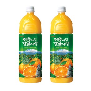 제주사랑감귤사랑 음료, 1.5L, 12개