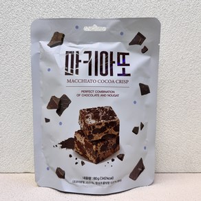 마키아또 누가 캔디 초코 쫀득쫀득, 1개, 80g