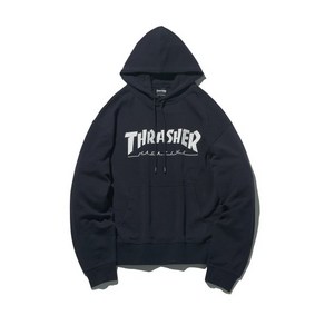 매장정품 트레셔 THRASHER 매거진 로고 후디 네이비 01 TR2301HD01NA 472115