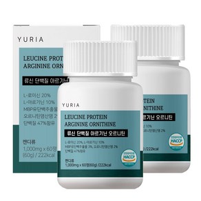 류신 단백질 아르기닌 오르니틴 1000mg x 60정