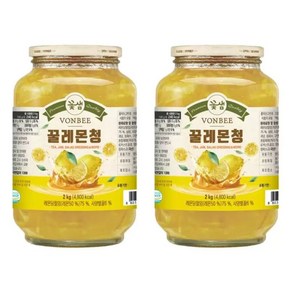 꽃샘 본비 꿀레몬청 2kg, 1개입, 1개