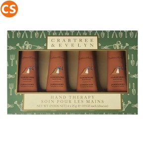 크랩트리앤에블린 가드너 핸드 테라피 크림 25g 4팩 기프트 세트 Cabtee And Evelyn Gadene's Hand Theaphy Ceam 4pc Gift Set, 4개