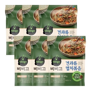 비비고 견과류 멸치 볶음 60g x 6개