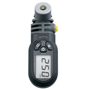 TOPEAK 토픽 펌프 Smatgauge D2 스마트 게이지 디지털 휴대용 자전거 공기압 측정기 소형 핸드펌프, 블랙, 1개