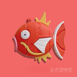 굿즈컴바인 스토어 대왕잉어킹 에어팟 케이스 KIFFJOIT.CO.LTD, 에어팟 3세대, 잉어킹 에어팟 케이스